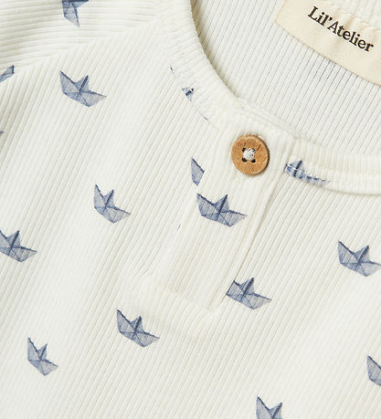 T-Shirt Lil' Atelier - NmmLavo - Coconut Bateau de lait/papier