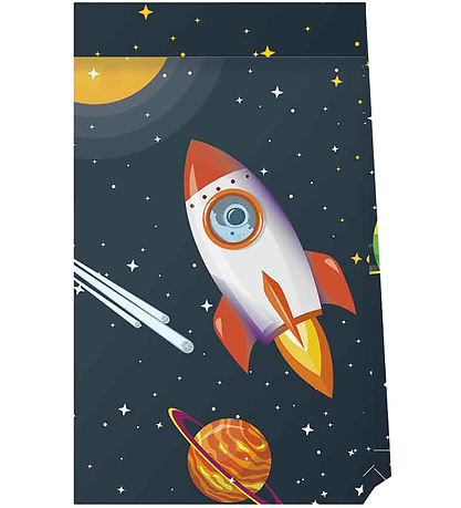 Decorata Party Süßigkeitentüte - 4er-Pack - Rakete Space