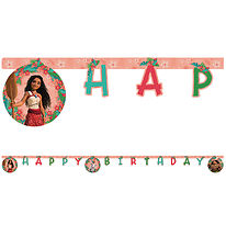 Happy Anniversaire Banner Decorata Party - Moana II Happy Anniversaire Banner Decorata Party - Moana II