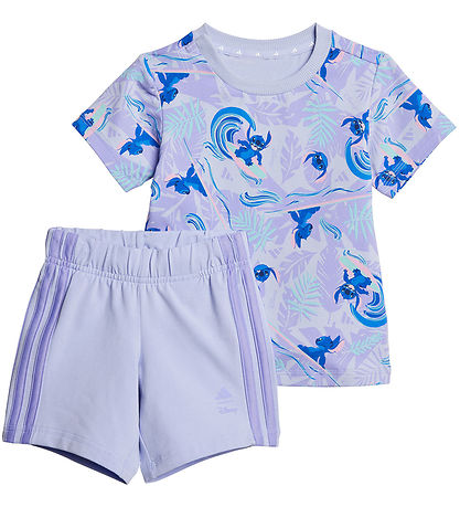 adidas Performance Shorts Set - Stitch - I DY LS T - VIOTON/MULT