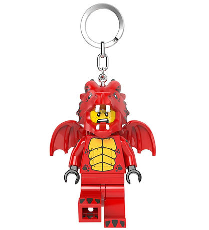 LEGO® Porte-clés av. Lampe de poche LEGO - Dragon Fire LEGO® Porte-clés av. Lampe de poche LEGO - Dragon Fire