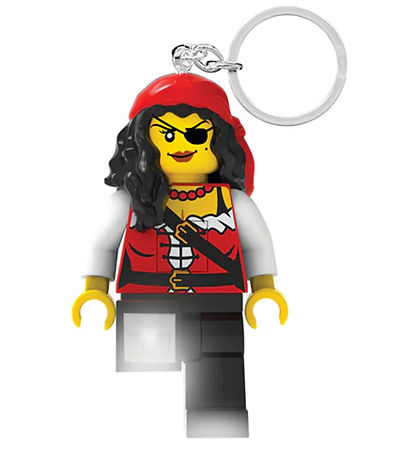 LEGO® Nyckelring m. Ficklampa - Ikonisk piratprinsessa