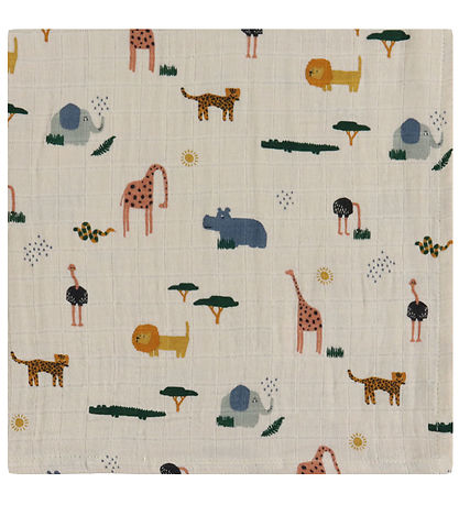 Liewood Muslin Cloths - Muslin - 2-Pack - 65x65 cm - Lewis - Saf