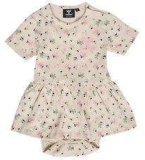 Hummel 스커트 달린 보디수트 반팔 - hmlTyra - 화이트캡 그레이 Hummel 스커트 달린 보디수트 반팔 - hmlTyra - 화이트캡 그레이