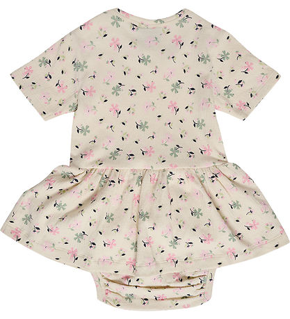 Hummel Bodysuit w. Skirt s/s - hmlTyra - Whitecap Gray