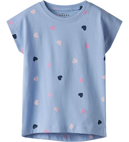 Name It T-shirt - NmfVigga - Serenity/Hearts