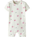 Name It Summer Romper - NbfVandora - Cloud Dancer/Apples Name It Summer Romper - NbfVandora - Cloud Dancer/Apples