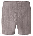 Name It Bicycle Shorts - NmfJsilke - Purple Dove w. Pointelle