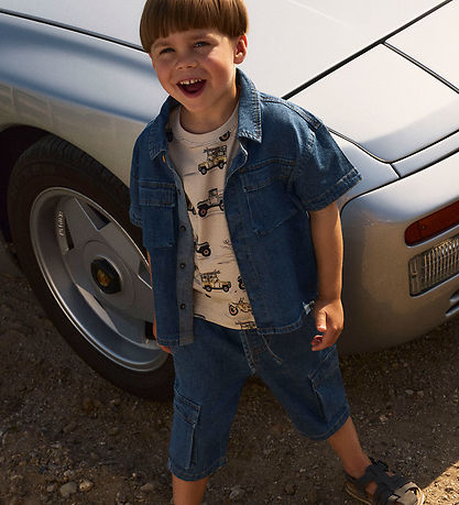 Name It Shorts - NmmBen - Dark Blue Denim