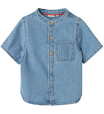 Name It T-shirt - NmmFido - Light Blue Denim/STRIPES Name It T-shirt - NmmFido - Light Blue Denim/STRIPES