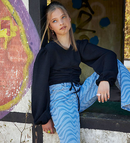 Hound Blouse - Crepe Top - Black