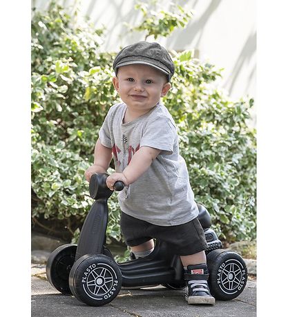 Plasto Scooter avec roues silencieuses - Noir Plasto Scooter avec roues silencieuses - Noir