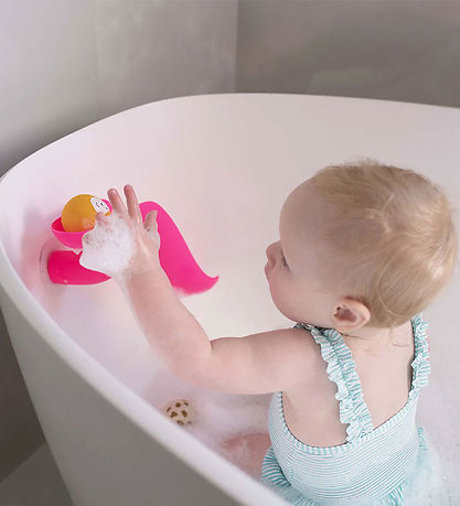 Matchstick Monkey Bath Toy - Slip Slide Splash - Pink