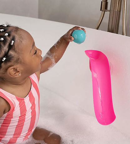 Matchstick Monkey Bath Toy - Slip Slide Splash - Pink