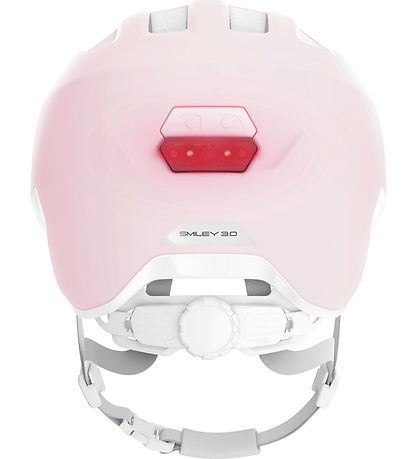 Abus Bicycle Helmet - Smiley 3.0 Ace LED - Pure Rose Abus Bicycle Helmet - Smiley 3.0 Ace LED - Pure Rose