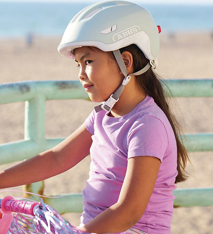 Abus Bicycle Helmet - Smiley 3.0 Ace LED - Pure Mint