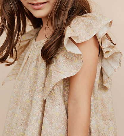 Sofie Schnoor Jurk - Bloesem - Roze/Geel Sofie Schnoor Jurk - Bloesem - Roze/Geel