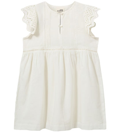 Robe Sofie Schnoor - Ivalask - Blanc comme neige av. Broderie An Robe Sofie Schnoor - Ivalask - Blanc comme neige av. Broderie An