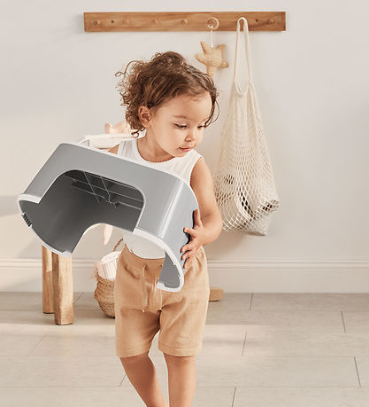 BabyBjörn Stool - Grey/White