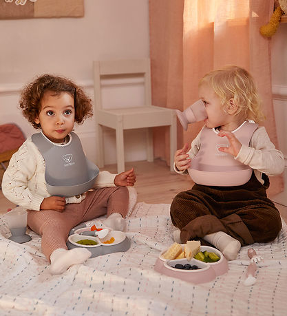 BabyBjörn Dinner Set - 8 Parts - Grey
