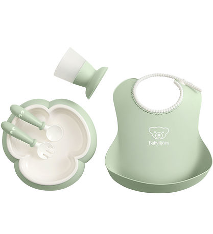 BabyBjörn Dinner Set - 5 Parts - Pastel Green BabyBjörn Dinner Set - 5 Parts - Pastel Green