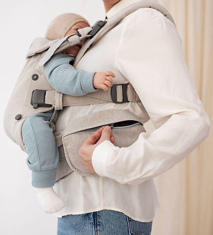 Poches pour Porte-bébé BabyBjörn - Tressé Mélange - Léger Beige