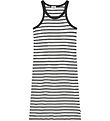 Mads Nørgaard Dress - Rib - Carna - Vanilla Ice/Black