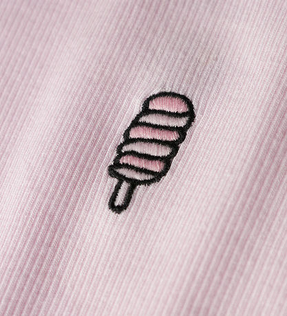 Name It Stuttermabolur - Rib - NmfVivemma - Ballerínuskór/Strawb