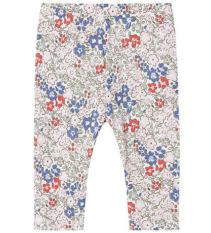 Name It Leggings - Modal - NmfHaile - Bright White m. Blumen Name It Leggings - Modal - NmfHaile - Bright White m. Blumen