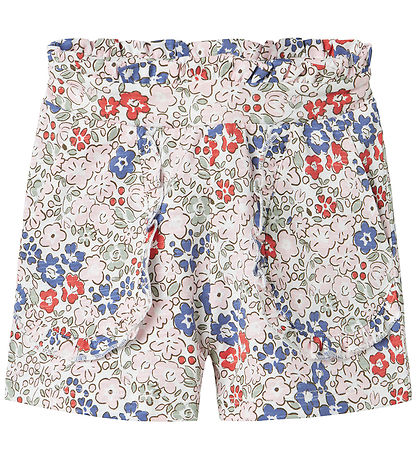 Name It Shorts - Modal - NmfHaile - Bright White w. Flowers