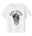 T-Shirt Name It - NmmHasse - Bright White av. Imprimé