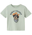 T-Shirt Name It - NmmHasse - Aqua Gris av. Imprimé