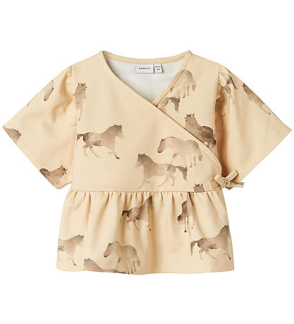 Name It T-shirt - Sweat - NmfHelva - Sun Kiss w. Horses Name It T-shirt - Sweat - NmfHelva - Sun Kiss w. Horses