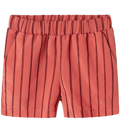 Name It Shorts - NkfHeik - Gewürzt Coral/Krapp Brown