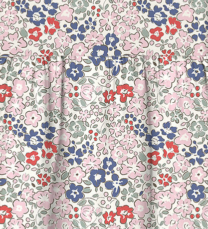Name It Jurk - Modaal - NmfHaile - Bright White m. Bloemen