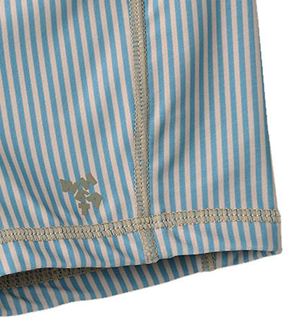 Wheat Swim Shorts - Ulrik - UV40+ - Blue Swim Stripe