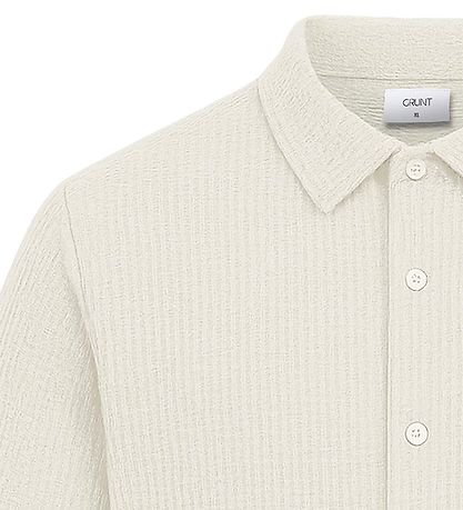 Grunt Shirt - Waffle Fabric - GRAlfred - Off White