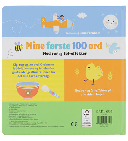 Forlaget Carlsen Book - My First 100 Words With Pipes And Feel E