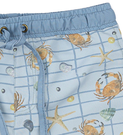 Mikk-Line Swim Shorts - Faded Denim