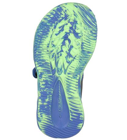 Skechers Sandals w. Lights Sola - Black/Blue