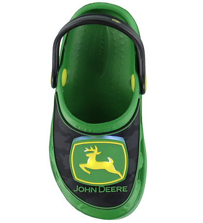 Skechers Sandals w. Light - John Deere - Black/Green