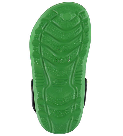Skechers Sandals w. Light - John Deere - Black/Green