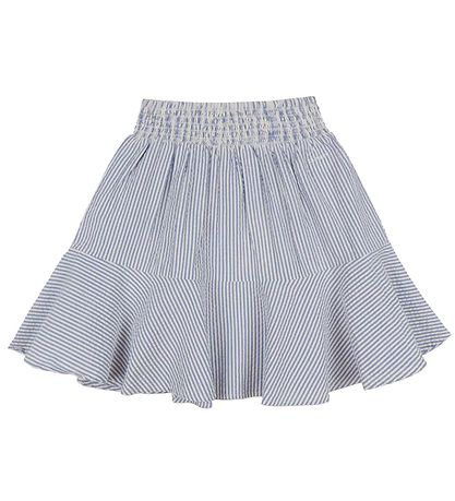 GANT Skirt - Striped Seersucker - Rich Blue