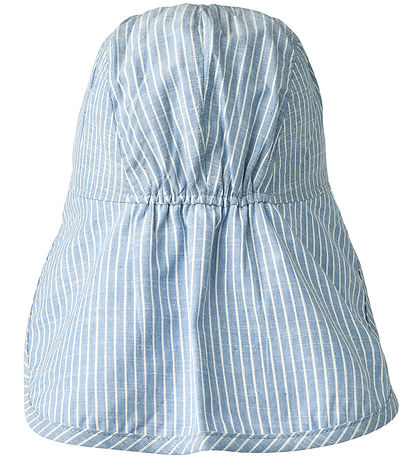 Wheat Legionnaire Hat - Albert - Blue Stripe Wheat Legionnaire Hat - Albert - Blue Stripe