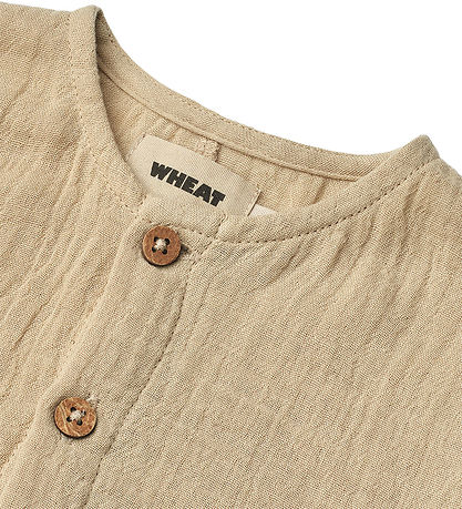 Wheat Summer Romper - Muslin - Alex - Soft Sand
