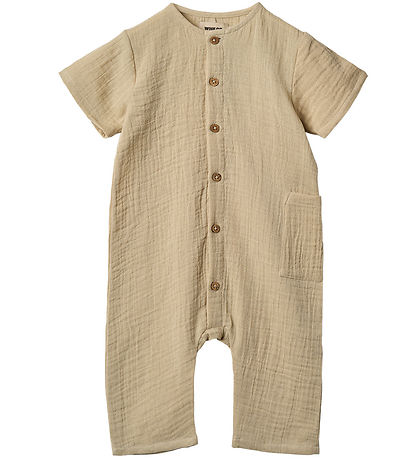 Wheat Summer Romper - Muslin - Alex - Soft Sand Wheat Summer Romper - Muslin - Alex - Soft Sand