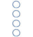 Name It Elastic Hair Bands - NkfAcc - 4-Pack - Serenity w. Glitt Name It Elastic Hair Bands - NkfAcc - 4-Pack - Serenity w. Glitt
