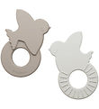 Moonboon Teether - 2-Pack - Blue Mix Moonboon Teether - 2-Pack - Blue Mix