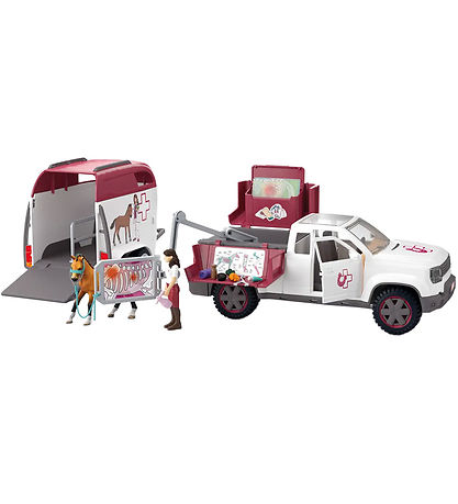 Schleich Horse Club - Órói Dýralæknir M. Eftirvagn - 42704 - 90 