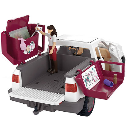 Schleich Horse Club - Órói Dýralæknir M. Eftirvagn - 42704 - 90 